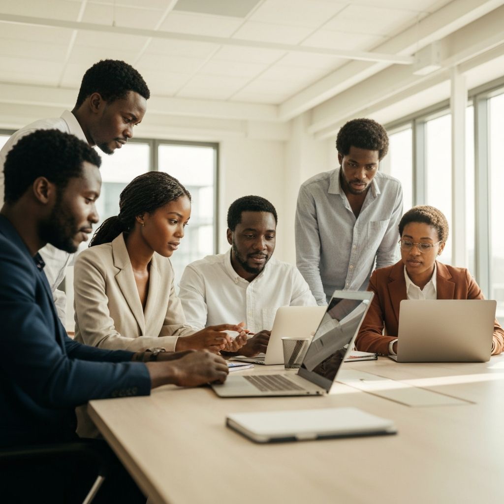 Equipe ESOFT BURKINA en reunion